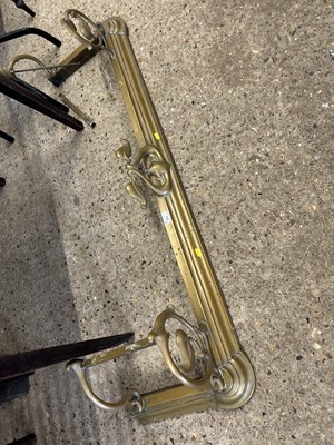 Lot 311 - Brass fire fender