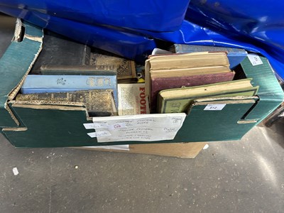 Lot 612 - Two boxes of books, mainly novels