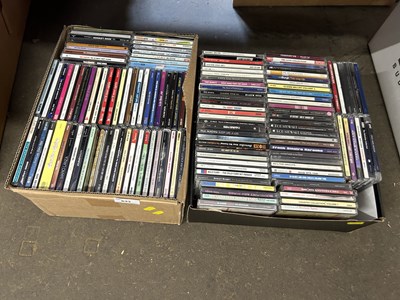 Lot 633 - Two boxes of CD's