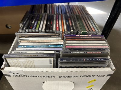 Lot 634 - Box of mainly CD's, popular music