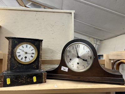 Lot 646 - Two mantel clocks