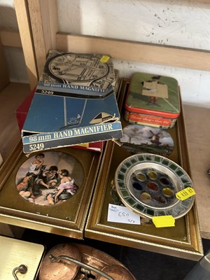 Lot 650 - Group of various items, two framed pictures,...