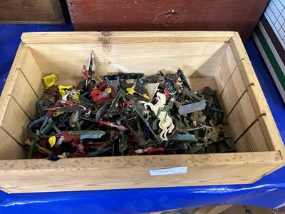 Lot 676 - Quantity of metal figures