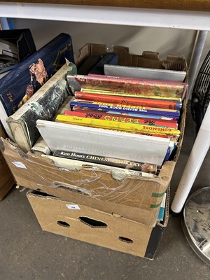 Lot 689 - Two boxes of hardback books