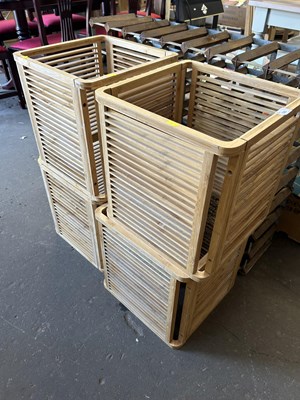 Lot 743 - Four various wooden racks