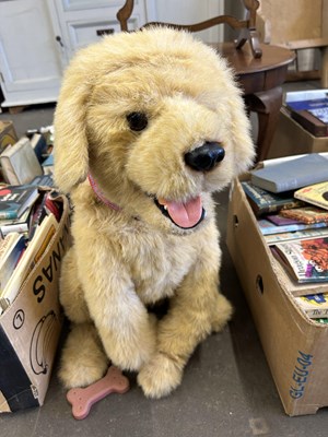 Lot 769 - Large plush figure of a dog