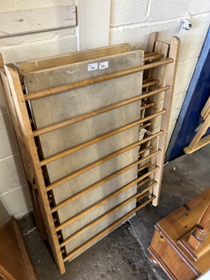 Lot 763 - Folding wooden cot