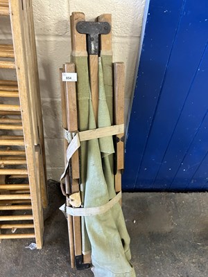 Lot 854 - Folding canvas bed