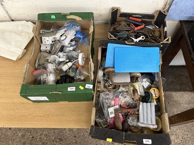 Lot 1000 - Three boxes of shed clearance items to include...