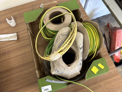 Lot 1005 - Three rolls of electrical wire