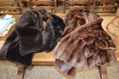 Lot 246 - Two vintage fur coats