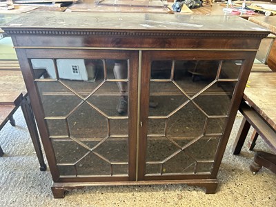 Lot 363 - Astragal glazed bookcase cabinet