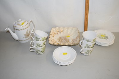 Lot 14 - Mixed Lot: Queen Anne tea wares, a Spode...