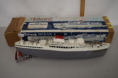 Lot 63 - A Triang clockwork powered ocean liner