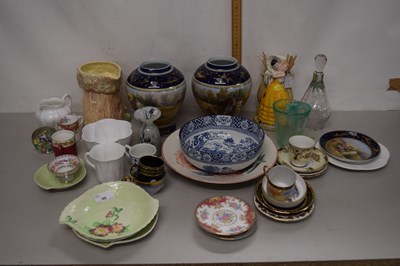 Lot 90 - Mixed Lot: Carlton ware leaf formed dishes,...