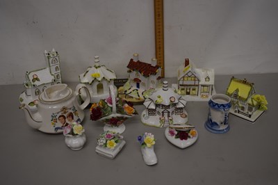 Lot 93 - Mixed Lot: Coalport model cottages together...