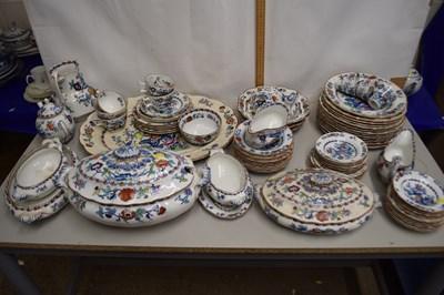 Lot 95 - Quantity of Booths Pompadour table wares