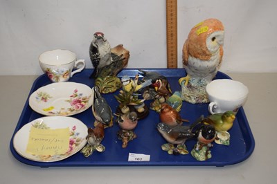 Lot 102 - Mixed Lot: Beswick model birds and other ceramics