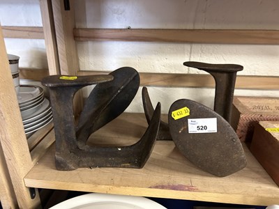 Lot 520 - A pair of shoe makers lasts