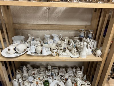 Lot 535 - Collection of various crested china wares