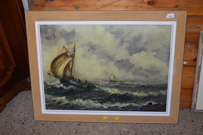 Lot 180 - 20th Century school oil on canvas shipping...