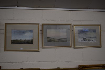 Lot 186 - Ken Walton, a group of three watercolour...