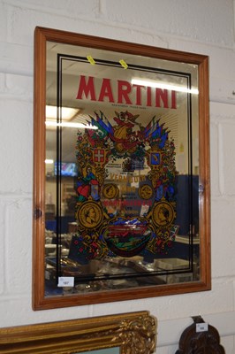 Lot 187 - Reproduction Martini pub mirror