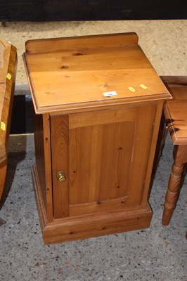 Lot 199 - Pine bedside cabinet