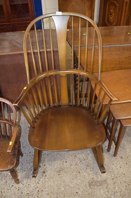 Lot 211 - A bentwood rocking chair