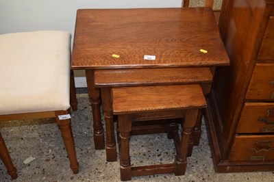 Lot 226 - Next of three oak tables