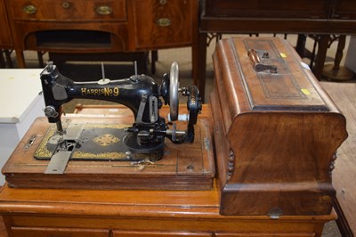 Lot 227 - A Harris No 9 vintage sewing machine