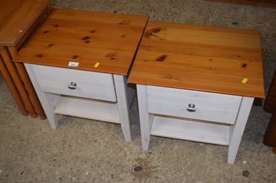 Lot 287 - Pair of bedside cabinets