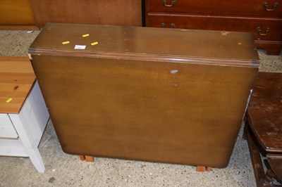 Lot 288 - A mid Century narrow drop leaf kitchen table