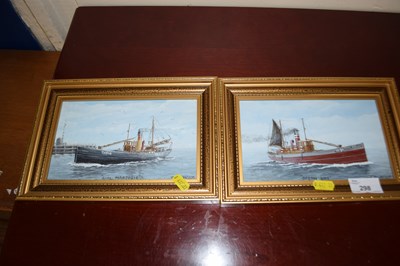 Lot 298 - C.Duncan, two studies of Yarmouth fishing...