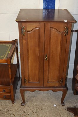 Lot 307 - A late 19th Century mahogany music cabinet...