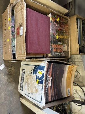 Lot 584 - Four boxes of mixed books and magazines