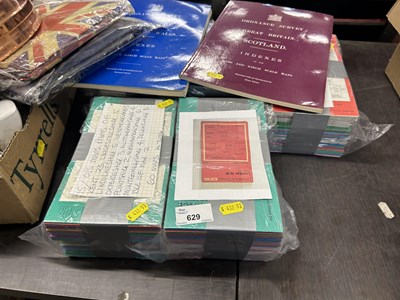 Lot 629 - Quantity of Ordnance Survey maps together with...