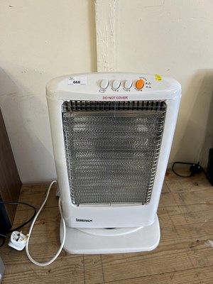 Lot 668 - Electric heater