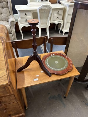 Lot 691 - A wine table and a small side table (2)