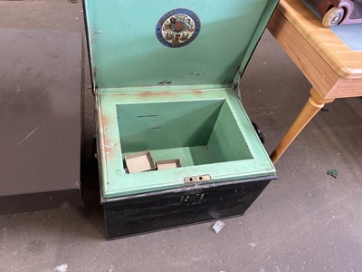 Lot 702 - A Milners patent fire resisting safe or strong...