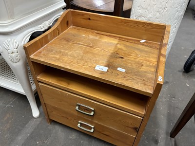 Lot 715 - Pine bedside cabinet