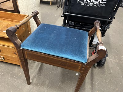 Lot 716 - Edwardian piano stool