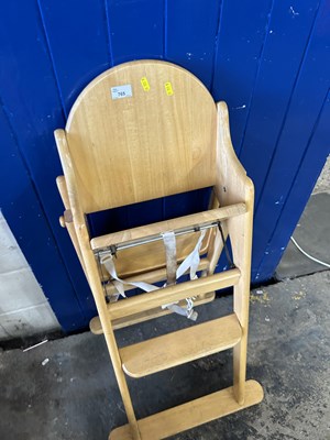 Lot 765 - A high chair