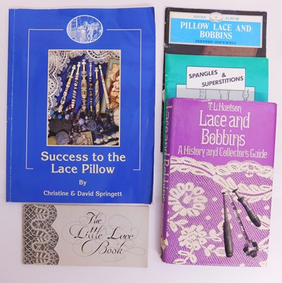 Lot 213 - A quantity of books on lace making, history...