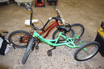 Lot 1022 - A child's tricycle together with a child's BMX...