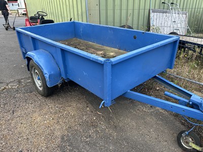 Lot 1058 - Single axle domestic trailer