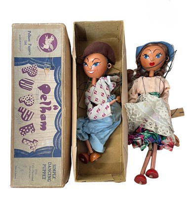 Lot 167 - A pair of vintage Pelham puppets - Dutch girl...