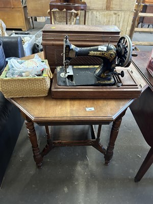 Lot 766 - An octagonal centre table