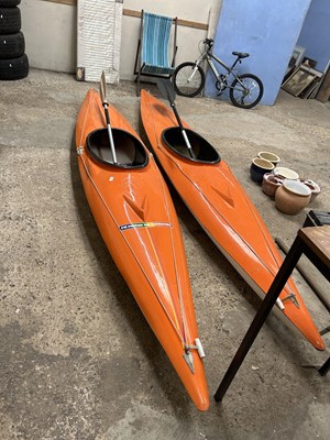 Lot 1006 - A pair of Swordfish Canoes of Norwich