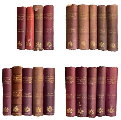 Lot 134 - CATALOGUE OF THE SCIENTIFIC PAPERS...COMPILED...